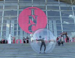 inflatable bubbles spheres aquatic
