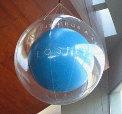 inflatable spheres globes