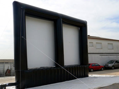 giant screen, giant inflatable screens, advertising posters, giant screen films 